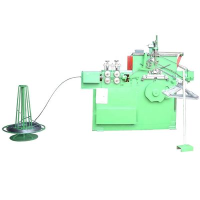 kualitas  PLC Control Type Automatic Galvanised Laundry Wire Hanger Making Machine QK-3 pabrik
