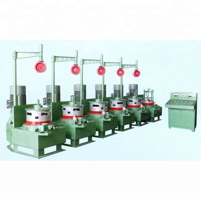 Pulley Type Wire Drawing Machine dengan Diameter Inlet 6,5mm 18KW Daya dan Garansi Satu Tahun